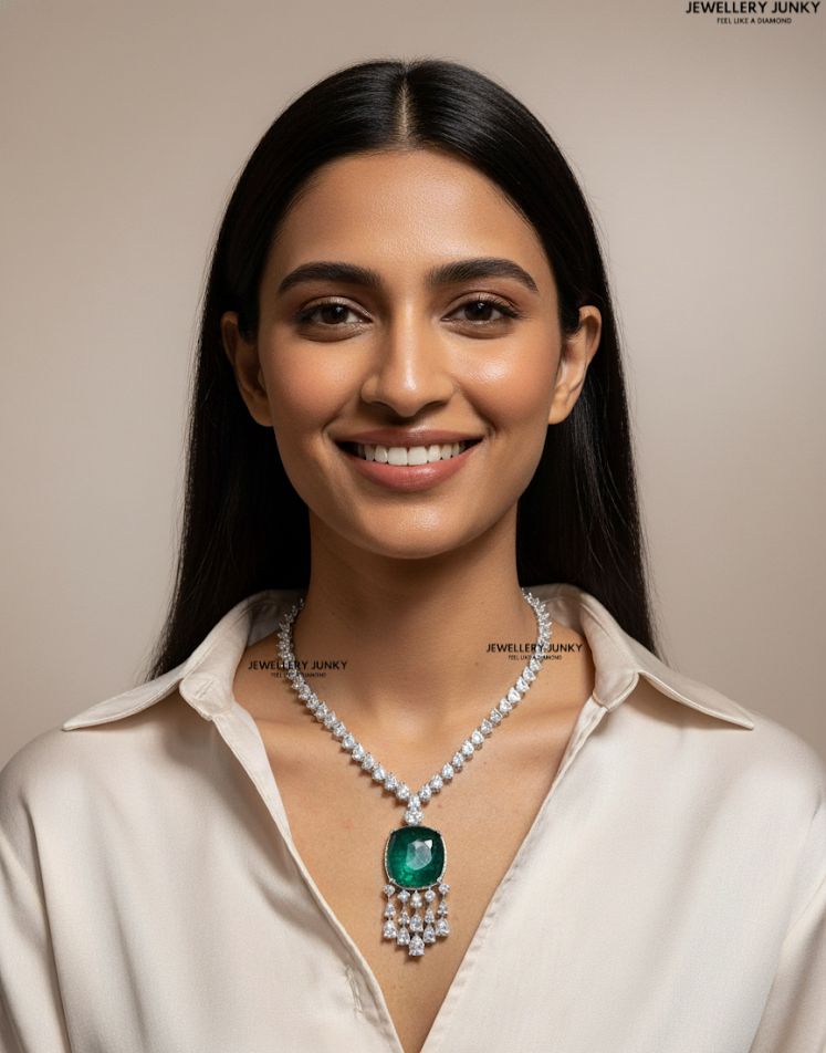 SELENE CZ DIAMOND NECKLACE