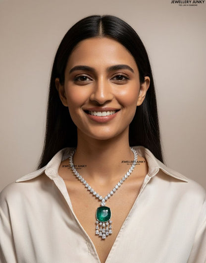 SELENE CZ DIAMOND NECKLACE