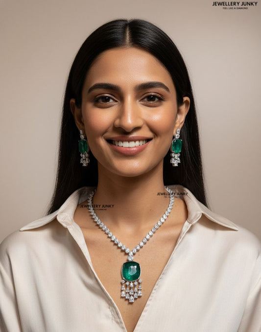 SELENE CZ DIAMOND NECKLACE