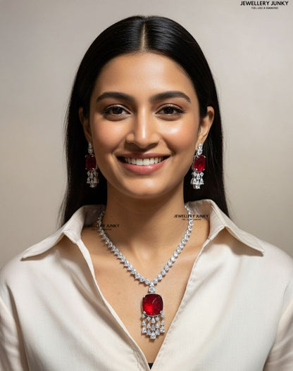 SELENE CZ DIAMOND NECKLACE