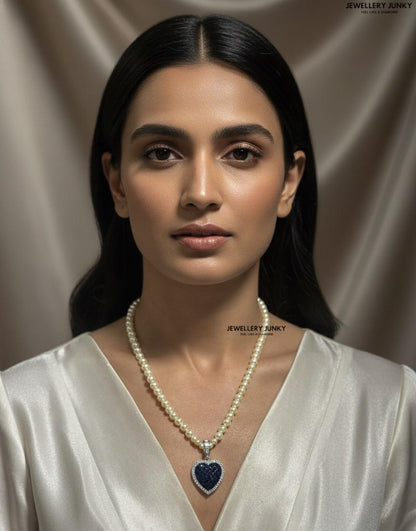 ROWENA PEARL DIAMOND NECKLACE