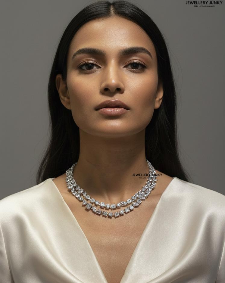 LAUREL DIAMOND NECKLACE