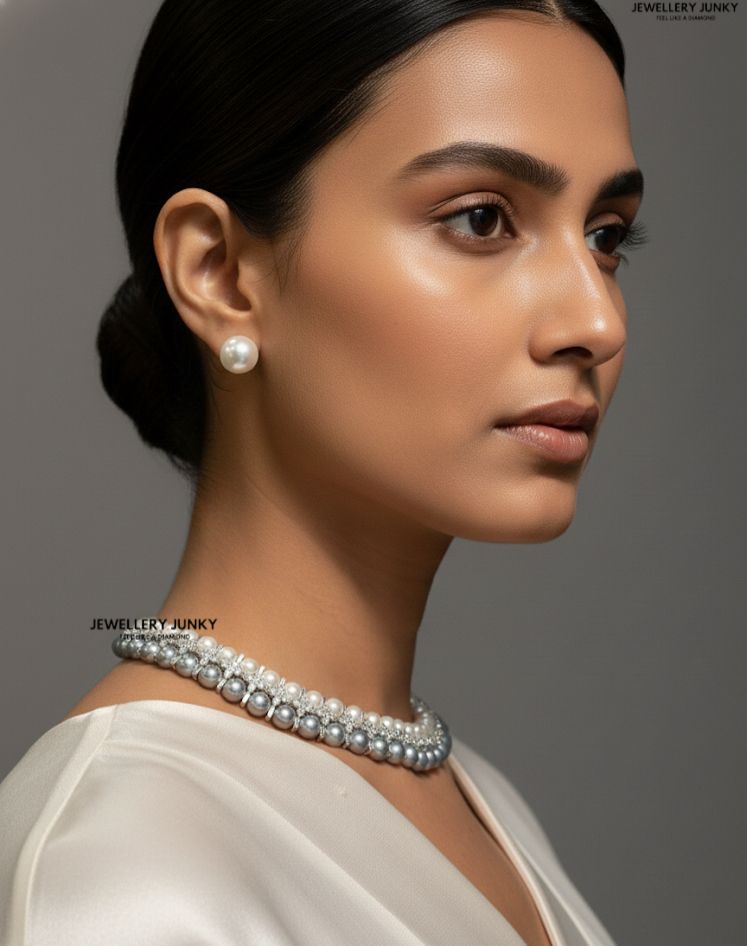 ZIA PEARL DIAMOND NECKLACE