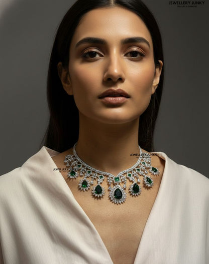 ZOHREH CZ DIAMOND NECKLACE