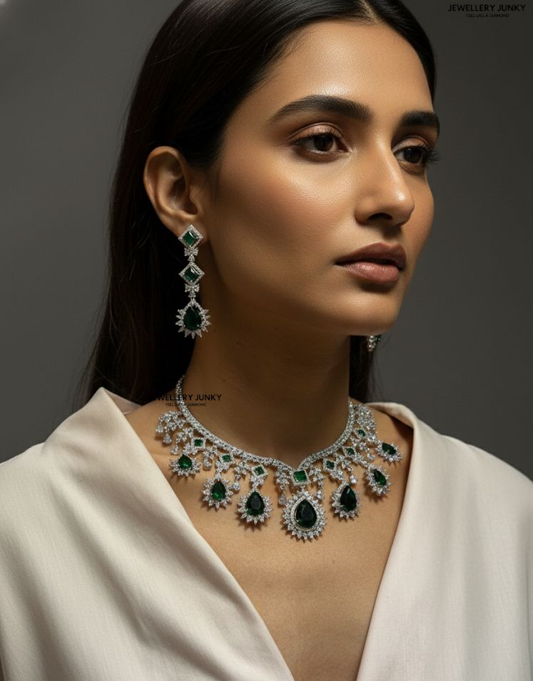 ZOHREH CZ DIAMOND NECKLACE