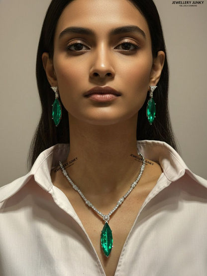 GLORIA CZ DIAMOND NECKLACE