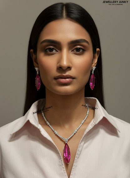 GLORIA CZ DIAMOND NECKLACE