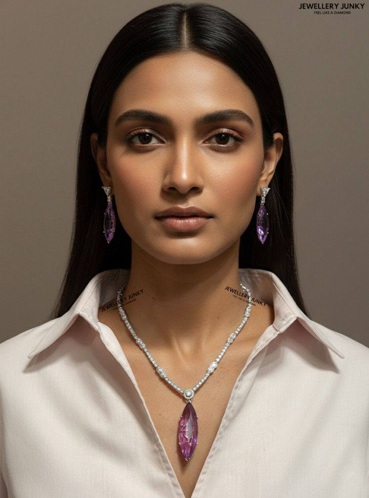 GLORIA CZ DIAMOND NECKLACE