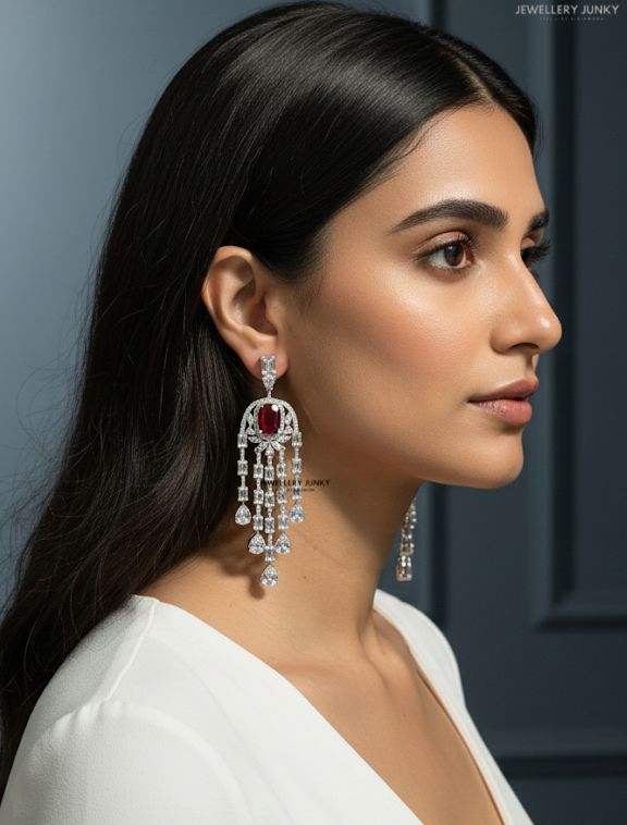 BILLIE DIAMOND EARRING E-1447