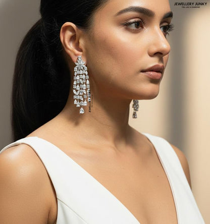 OLIVE DIAMOND EARRING E-1040