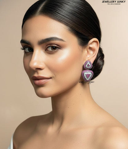 REBACCA DIAMOND EARRING E-1051