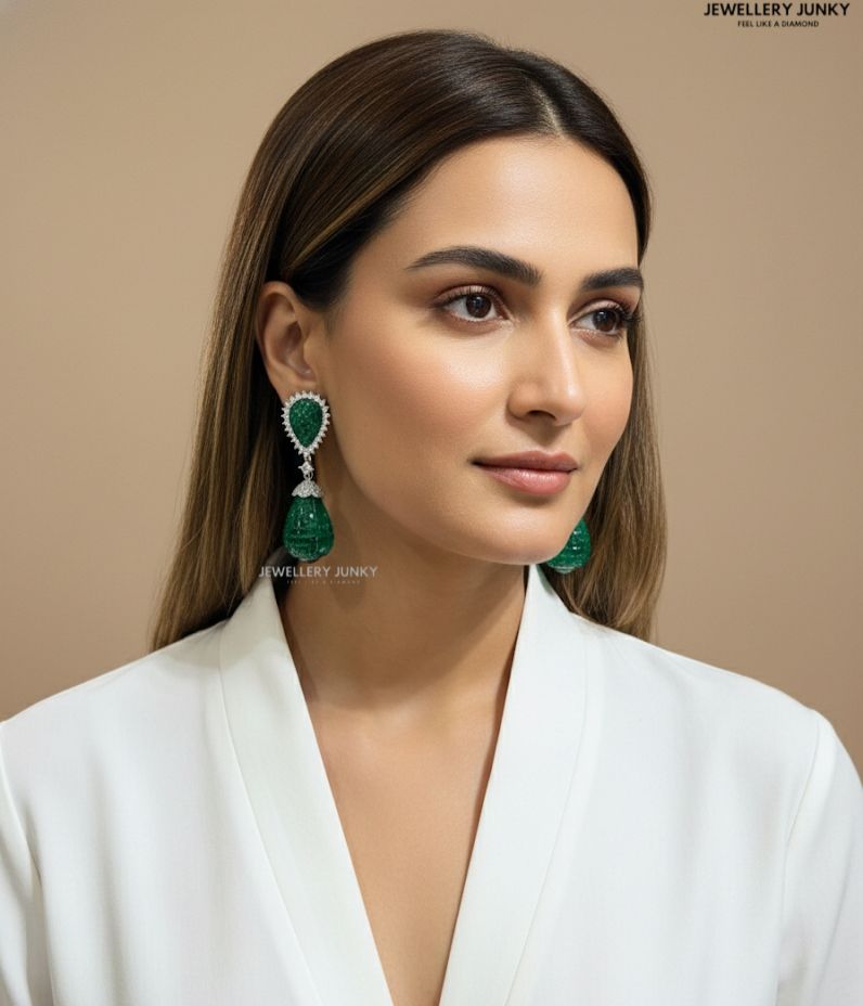 JULIET INVISIBLE STONE DIAMOND EARRING E-1026