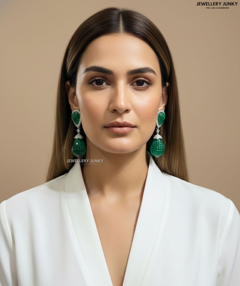 JULIET INVISIBLE STONE DIAMOND EARRING E-1026