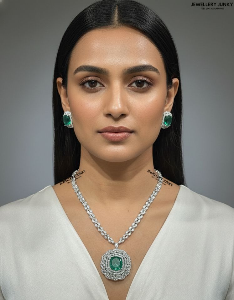 KRISTEN CUSHION DIAMOND NECKLACE