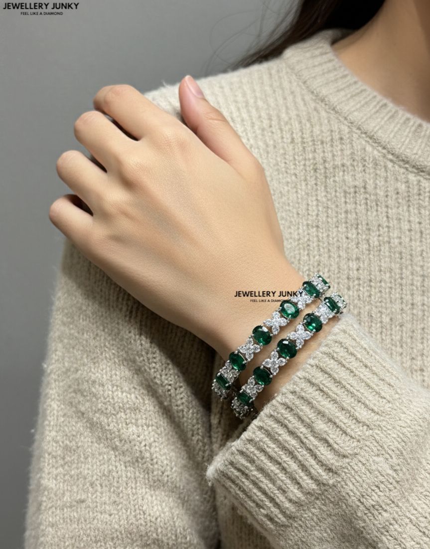 EKNOOR DIAMOND BANGLES