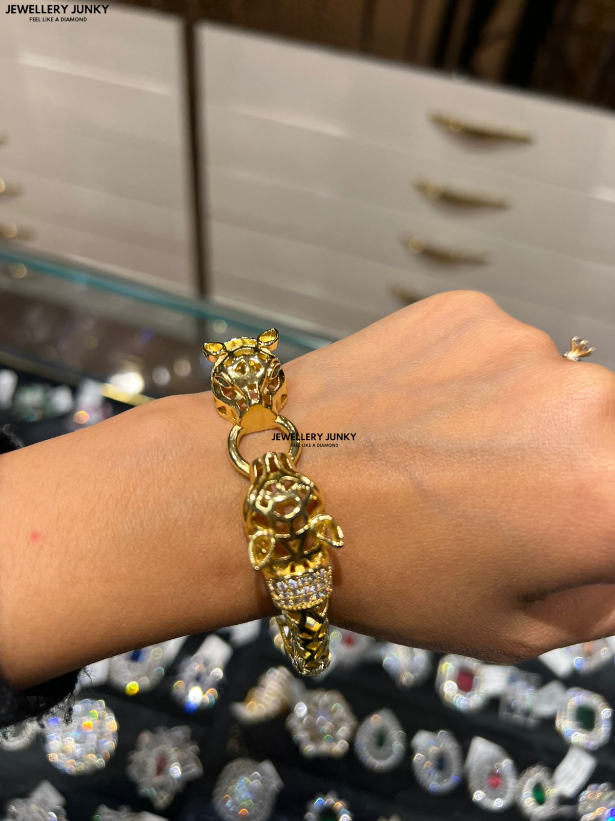 DAISY DIAMOND LEOPARD BRACELET