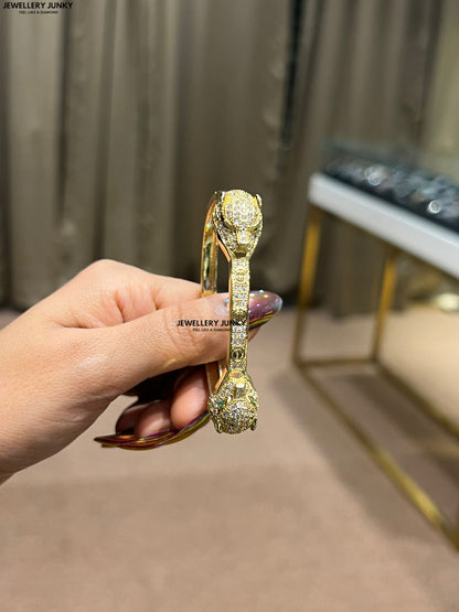 MAKENA DIAMOND LEOPARD BRACELET