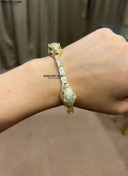 MAKENA DIAMOND LEOPARD BRACELET