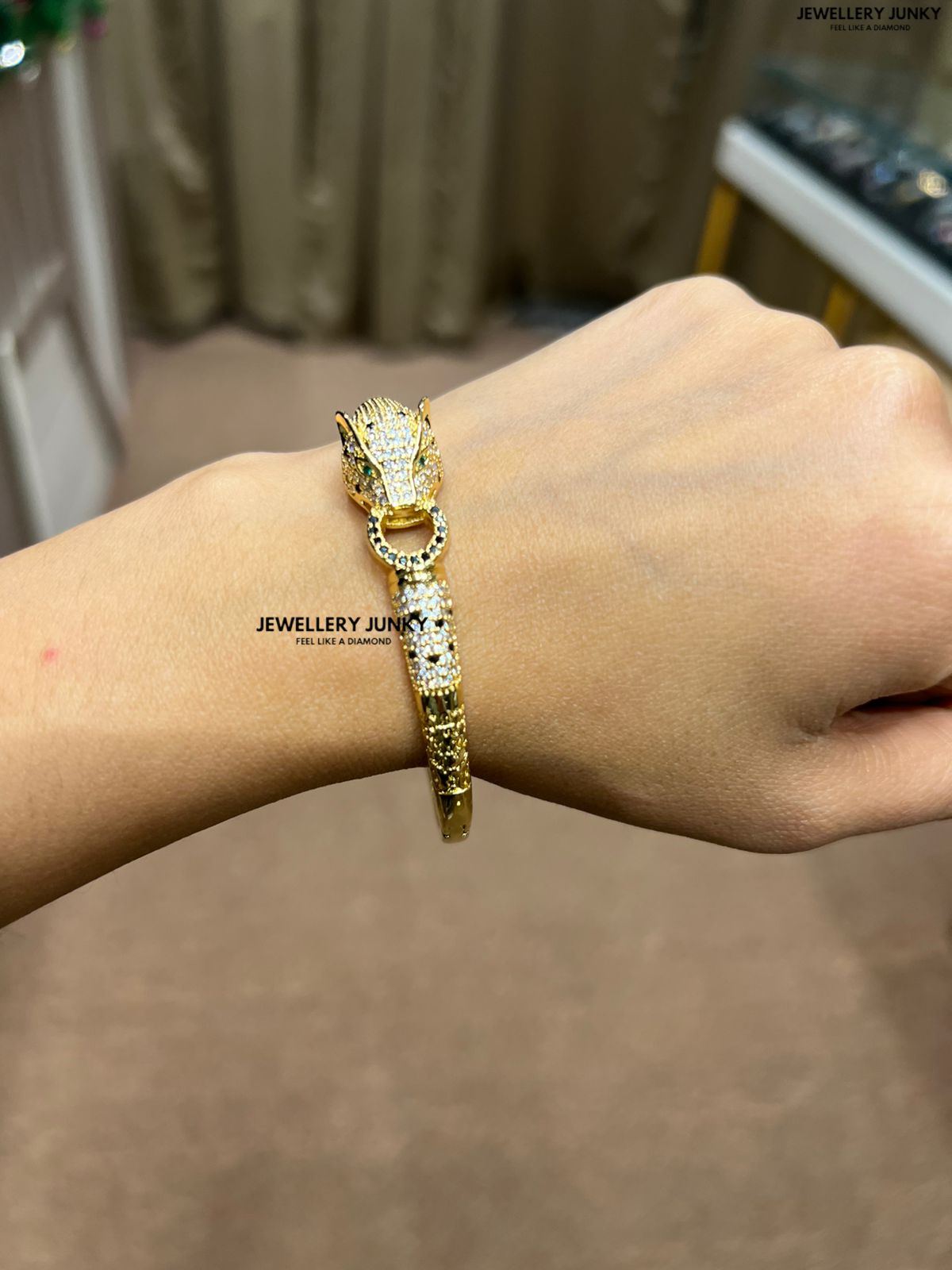 LEONA DIAMOND LEOPARD  BRACELET