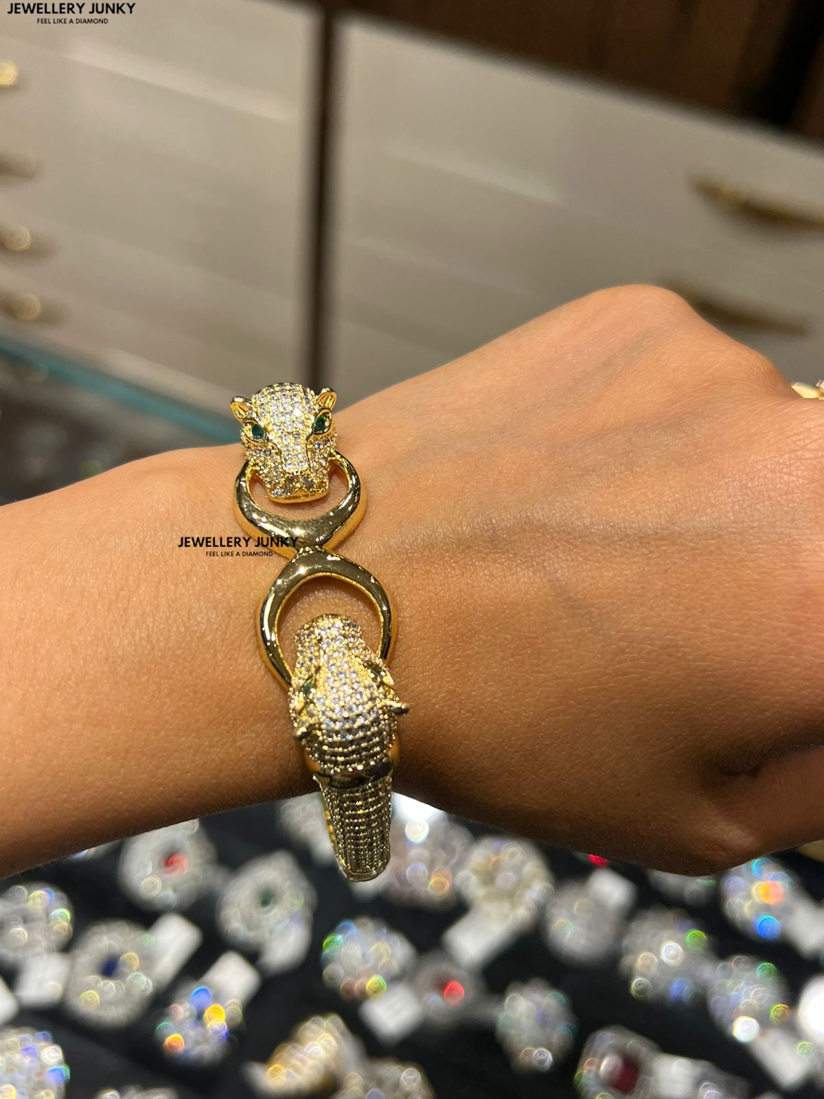 JEN DIAMOND LEOPARD BRACELET