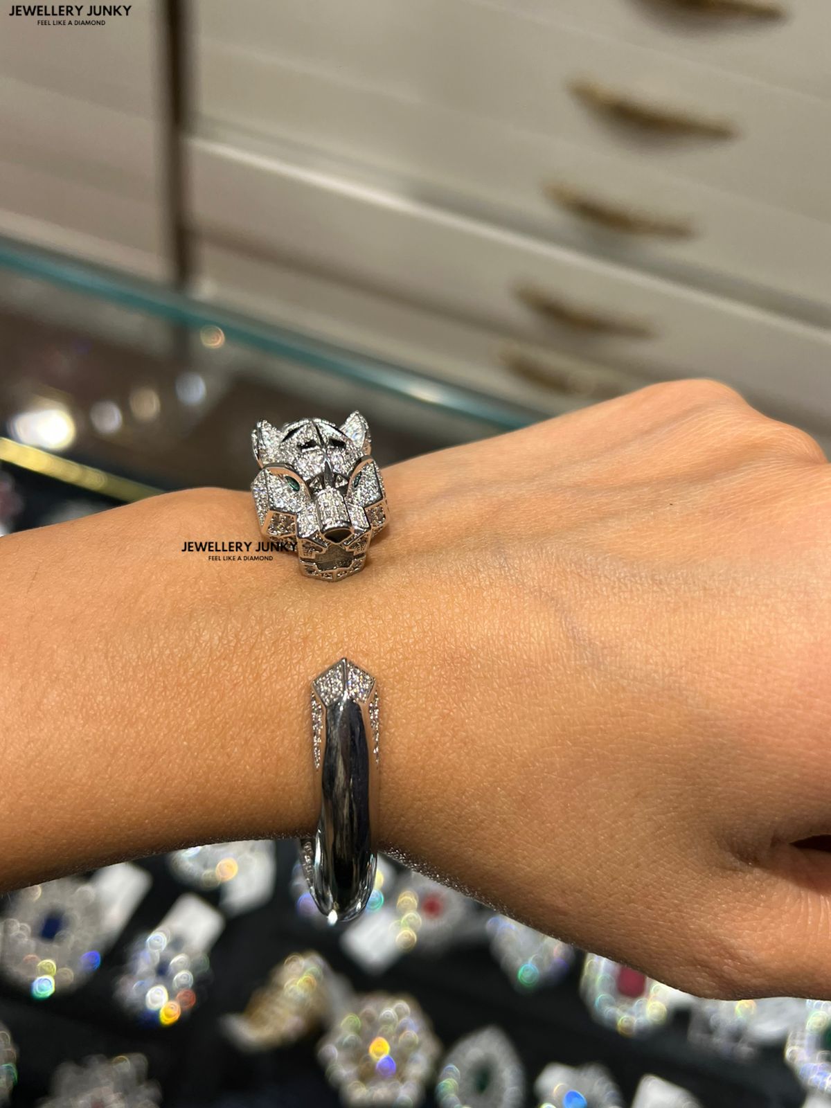BELCIA DIAMOND LEOPARD BRACELET