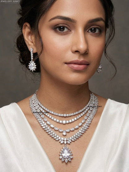 MIRANDA DIAMOND LAYERED NECKLACE