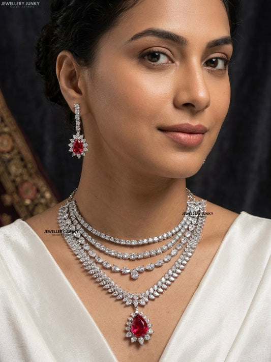 MIRANDA DIAMOND LAYERED NECKLACE