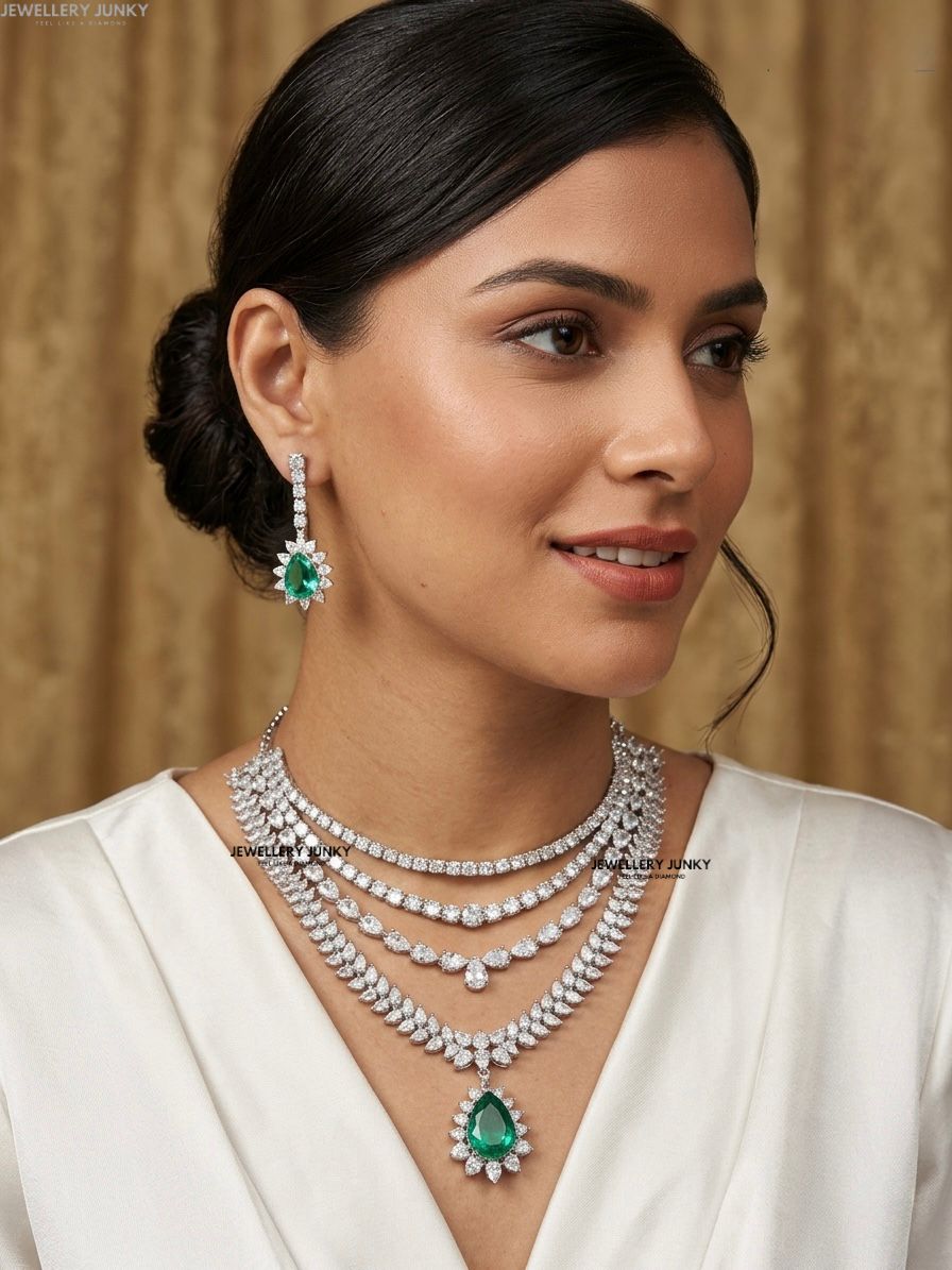 MIRANDA DIAMOND LAYERED NECKLACE