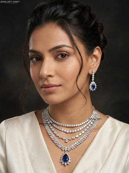 MIRANDA DIAMOND LAYERED NECKLACE