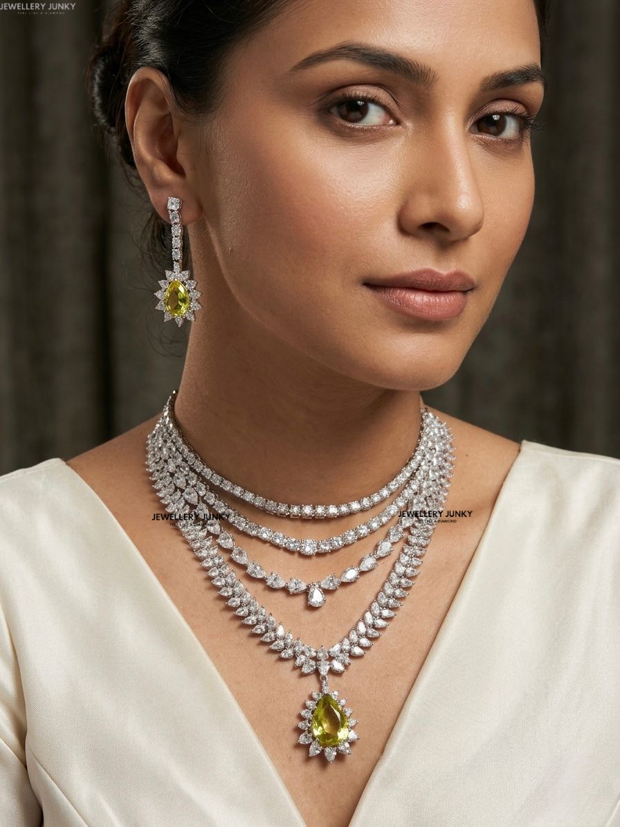 MIRANDA DIAMOND LAYERED NECKLACE