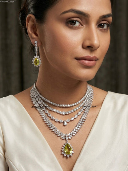 MIRANDA DIAMOND LAYERED NECKLACE