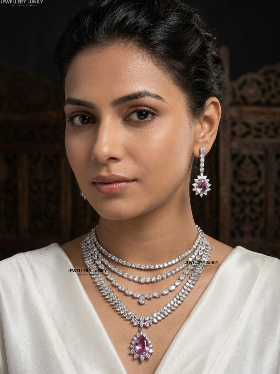 MIRANDA DIAMOND LAYERED NECKLACE