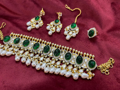 SHYA GOLD KUNDAN NECKLACE