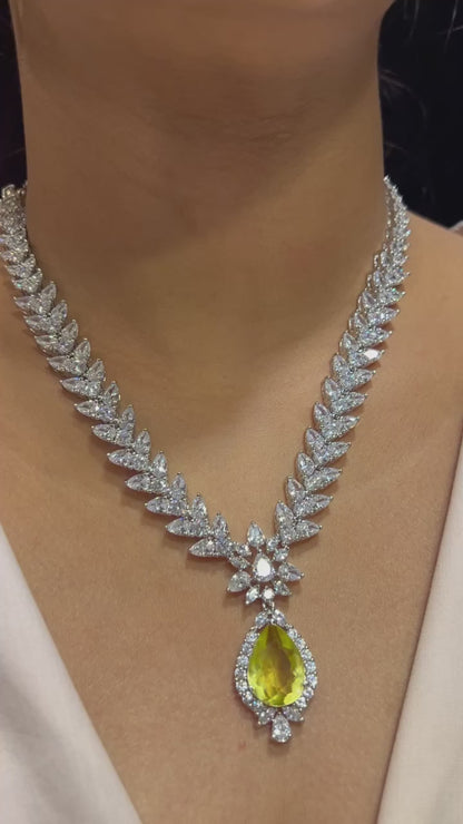 TRISHA CZ DIAMOND NECKLACE