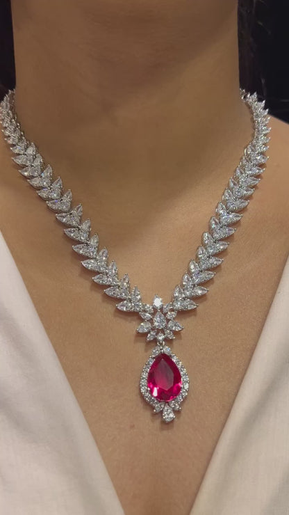 TRISHA CZ DIAMOND NECKLACE