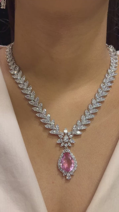 TRISHA CZ DIAMOND NECKLACE