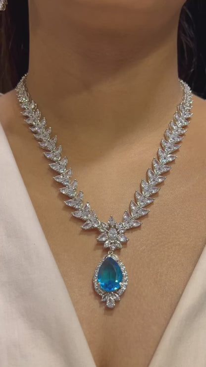 TRISHA CZ DIAMOND NECKLACE